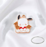 Bracelet Charm - Sanrio - Pochacco (White Dog) Sitting