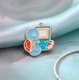 Bracelet Charm - Pokémon - Squirtle With Game Boy And Pokeball