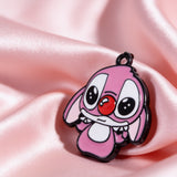 Bracelet Charm - Lilo & Stitch - Angel (Pink, Lilo & Stitch)
