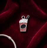 Bracelet Charm - Scream - Popcorn Bucket With Knife (Horror)