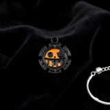 Bracelet Charm - One Piece - Heart Pirates Jolly Roger (Law Smiley Skull)