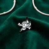 Bracelet Charm - One Piece - Zoro Jolly Roger (Green Bandana Skull)