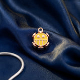 Bracelet Charm - One Piece - Heart Pirates Jolly Roger (Trafalgar Law Symbol)