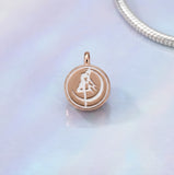 Bracelet Charm - Sailor Moon - Silhouette on Crescent Moon