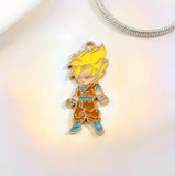 Bracelet Charm - Dragon Ball - Super Saiyan Goku With Blonde Hair