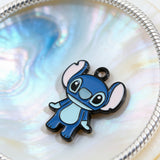 Bracelet Charm - Lilo & Stitch - Blue Stitch Arms Down Closed Mouth