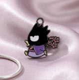 Bracelet Charm - Sanrio - Badtz-maru Penguin In Kimono Holding Flowers