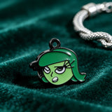 Bracelet Charm - Inside Out - Disgust Head With Green Hair And Smug Face