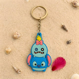 PVC Keychain - Lilo & Stitch - Scrump and Stitch Tsum Tsum