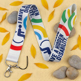Lanyard - Hidden Disabilities Sunflower - "I HAVE A HIDDEN DISABILITY."