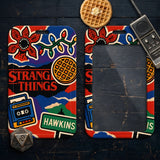 ID Card Badge Holder - Stranger Things - Logo Waffle Hawkins Sign