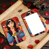 ID Card Badge Holder - Mulan - Mulan with Mushu and Cri-Kee