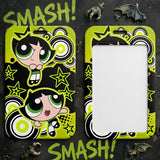 ID Card Badge Holder - Powerpuff Girls - Peeking Buttercup and Large Surprised Buttercup