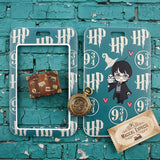 ID Card Badge Holder - Harry Potter - Teal Chibi Wizard Platform 9 3/4