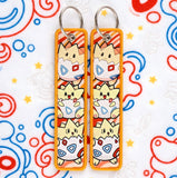 Embroidery Keychain - Pokémon - Togepi (Stacked Poses)