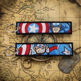 Embroidery Keychain - Marvel - Captain America
