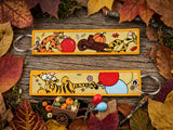 Embroidery Keychain - Winnie the Pooh - Tigger (Balloon & Pumpkin Cart)