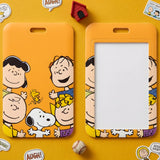 ID Card Badge Holder - Peanuts - Snoopy And Peanuts Gang On Yellow