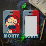 ID Card Badge Holder - Rick and Morty - Morty Smith "Hope" Poster Style