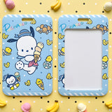 ID Card Badge Holder - Sanrio - Pochacco With Ice Cream And Bananas