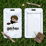 ID Card Badge Holder - Harry Potter - Chibi Harry Potter Flying On Broom