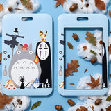 ID Card Badge Holder - Studio Ghibli - Totoro And Friends Blue Sky Scene
