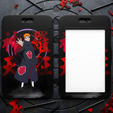ID Card Badge Holder - Naruto - Pain In Akatsuki Robe With Red Kanji