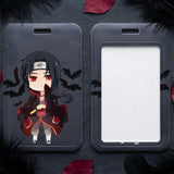 ID Card Badge Holder - Naruto - Chibi Itachi Uchiha With Black Crows