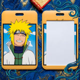 ID Card Badge Holder - Naruto - Minato Namikaze Smiling Against Blue Sky