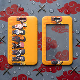 ID Card Badge Holder - Naruto - Akatsuki Chibi Characters Yellow Card