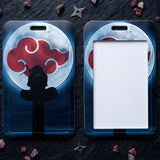 ID Card Badge Holder - Naruto - Akatsuki Silhouette Under Full Moon