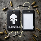 ID Card Badge Holder - Marvel - The Punisher Skull Logo Black Card