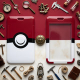 ID Card Badge Holder - Pokémon - Red And White Poké Ball Design