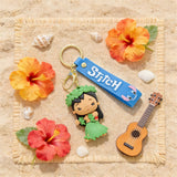 3D PVC Figure Keychain - Lilo & Stitch - Lilo And Stitch Chibi Figures