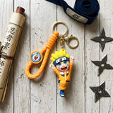 3D PVC Figure Keychain - Naruto - Uzumaki Chibi Figure (Style 2)