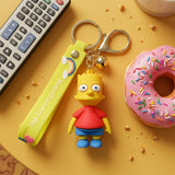 3D PVC Figure Keychain - The Simpsons - Bart Simpson 3D Figure