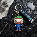 3D PVC Figure Keychain - DC Comics - Joker In Blue Uniform