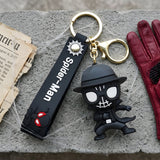 3D PVC Figure Keychain - Marvel - Spider-Man Noir In Trench Coat And Fedora
