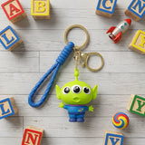3D PVC Figure Keychain - Toy Story - Little Green Men Alien Standing Figure