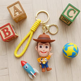 3D PVC Figure Keychain - Toy Story - Woody Pointing With A Big Smile
