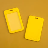 ID Card Badge Holder - Solid Yellow