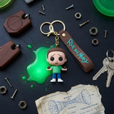 3D PVC Figure Keychain - Rick and Morty - Morty Smith Figure