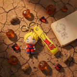3D PVC Figure Keychain - Dragon Ball Z - Chibi Goku Super Saiyan Variant 2