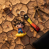 3D PVC Figure Keychain - Dragon Ball Z - Chibi Goku Nimbus Power Pole