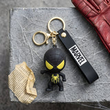 3D PVC Figure Keychain - Spider-Man - Chibi Symbiote