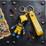 3D PVC Figure Keychain - Marvel - Chibi Wolverine Classic Suit