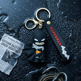 3D PVC Figure Keychain - DC Comics - Batman Chibi With Batarang