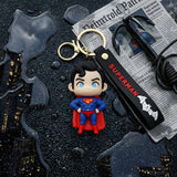3D PVC Figure Keychain - DC Comics - Superman Chibi With Hands On Hips