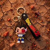 3D PVC Figure Keychain - Dragon Ball Z - Vegeta Scouter Armor Chibi