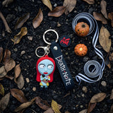 3D PVC Figure Keychain - Nightmare Before Christmas - Sally Chibi Yellow Dress